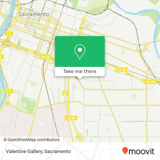 Valentine Gallery map