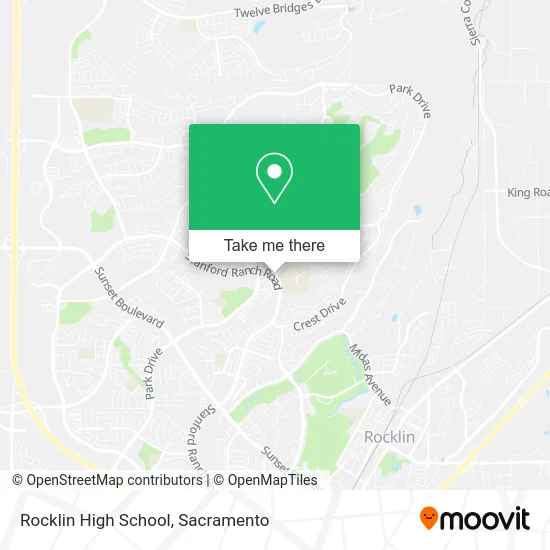 Mapa de Rocklin High School
