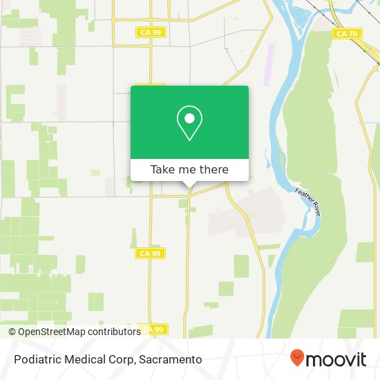 Mapa de Podiatric Medical Corp