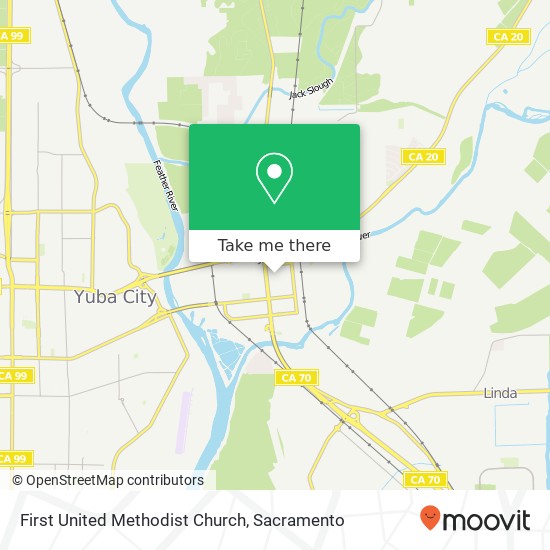 First United Methodist Church map