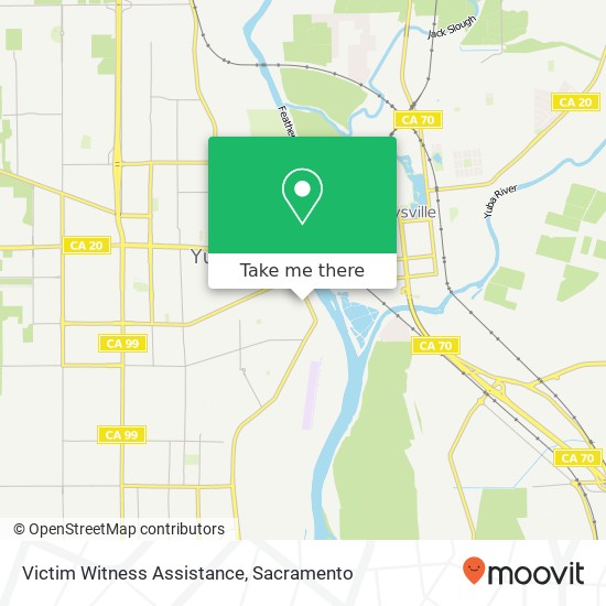 Victim Witness Assistance map