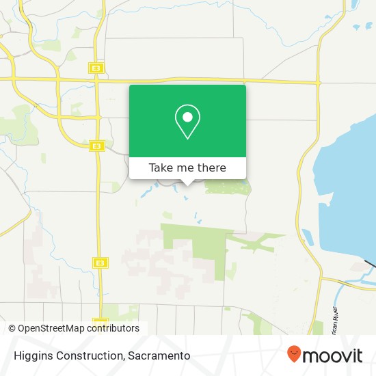 Higgins Construction map