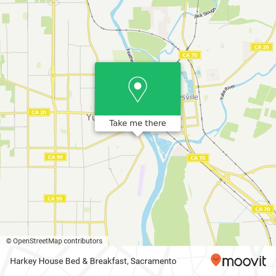 Harkey House Bed & Breakfast map