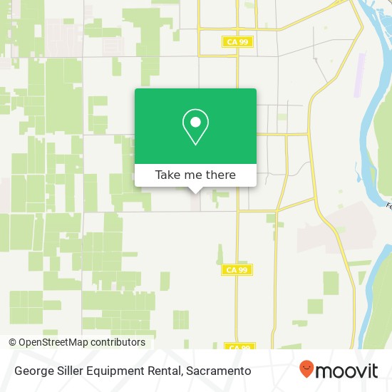 George Siller Equipment Rental map