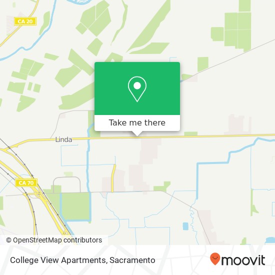 College View Apartments map