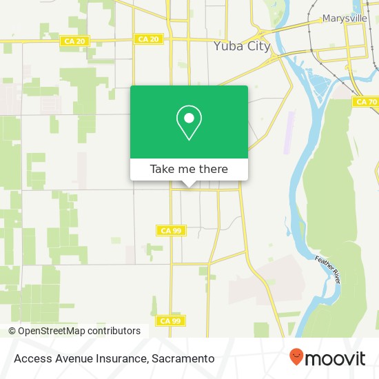 Mapa de Access Avenue Insurance