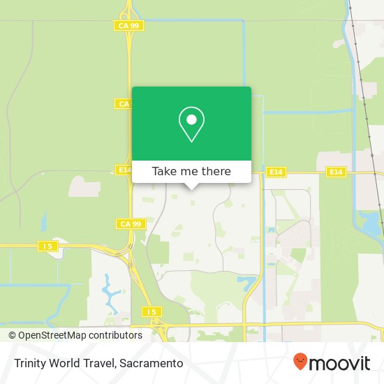 Trinity World Travel map