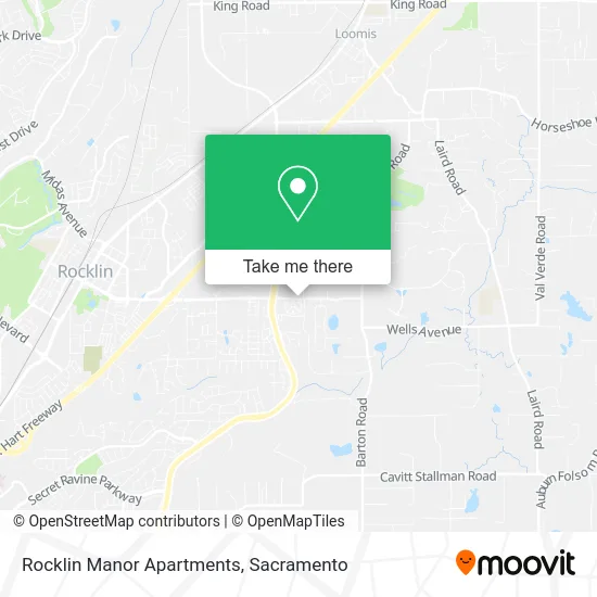 Rocklin Manor Apartments map