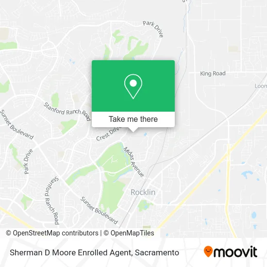 Mapa de Sherman D Moore Enrolled Agent