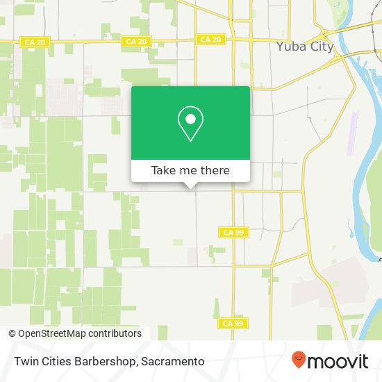 Twin Cities Barbershop map