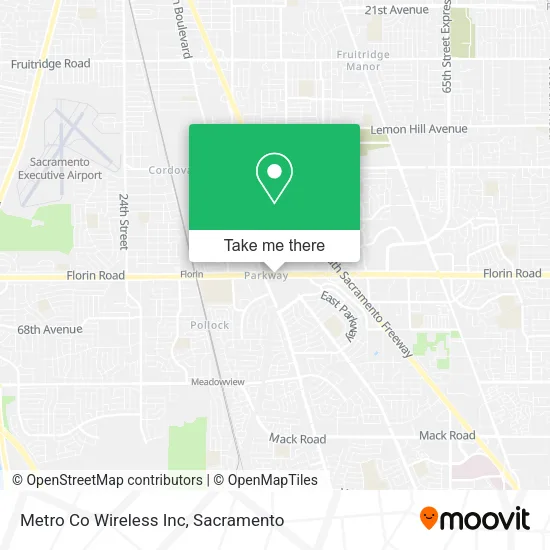 Metro Co Wireless Inc map