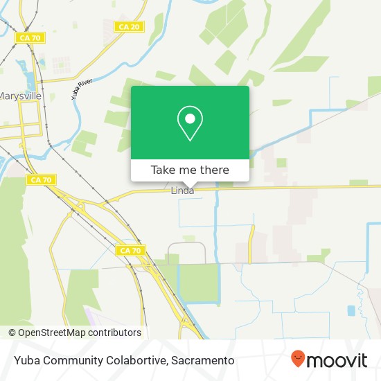 Mapa de Yuba Community Colabortive