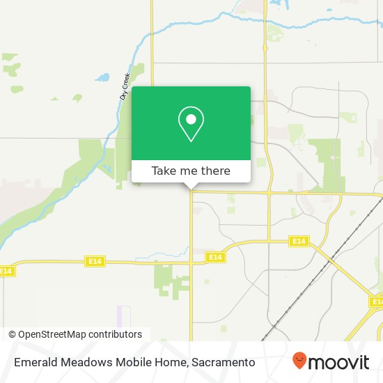 Emerald Meadows Mobile Home map