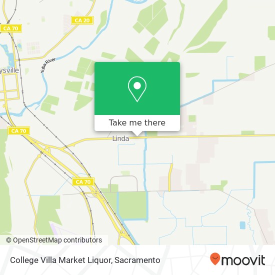 College Villa Market Liquor map