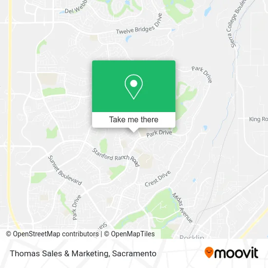 Thomas Sales & Marketing map