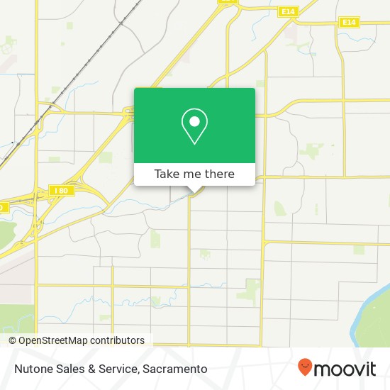 Nutone Sales & Service map