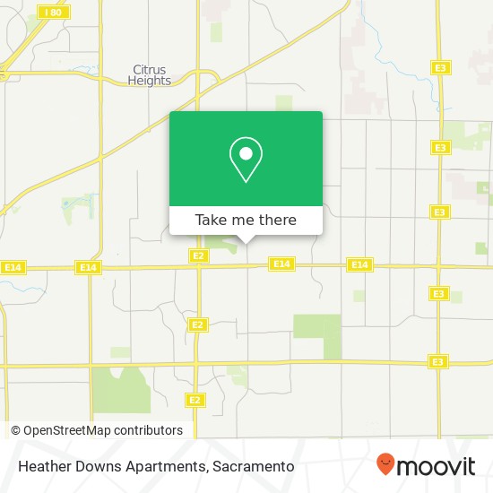 Heather Downs Apartments map
