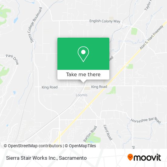 Sierra Stair Works Inc. map