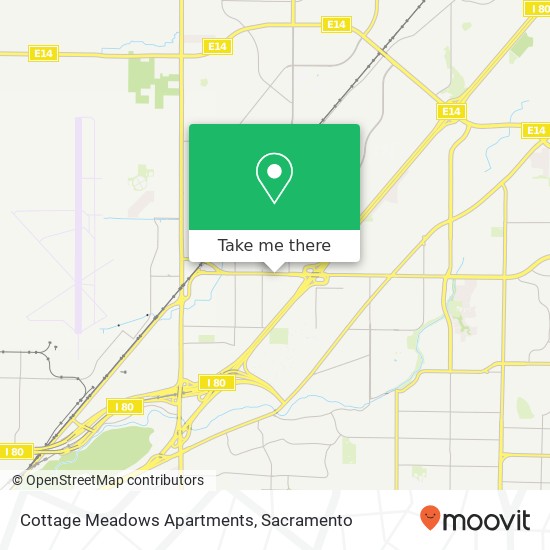 Cottage Meadows Apartments map