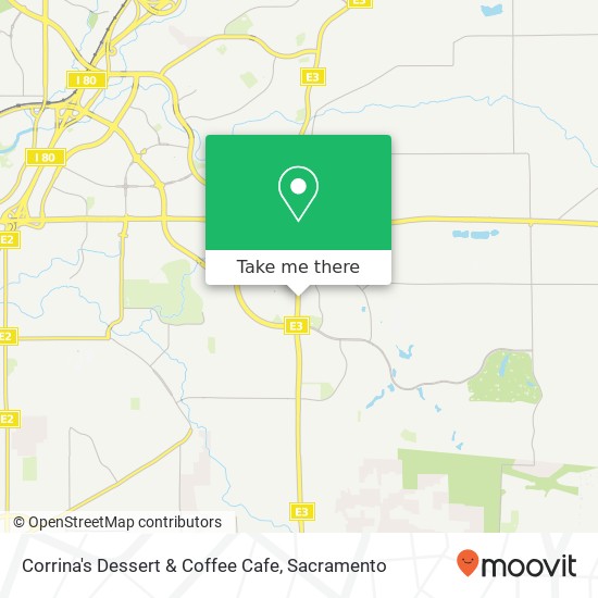 Mapa de Corrina's Dessert & Coffee Cafe