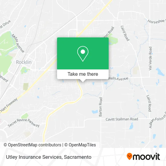 Utley Insurance Services map