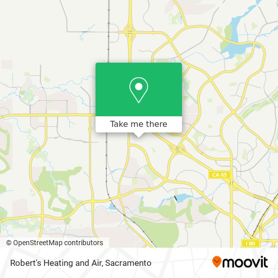 Robert's Heating and Air map