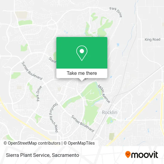 Mapa de Sierra Plant Service