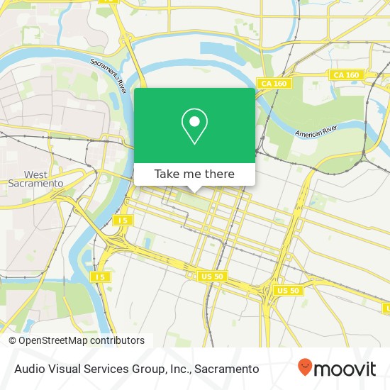 Audio Visual Services Group, Inc. map