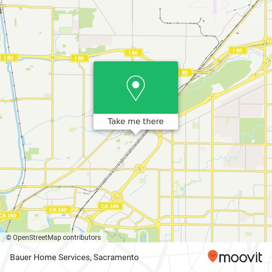 Bauer Home Services map