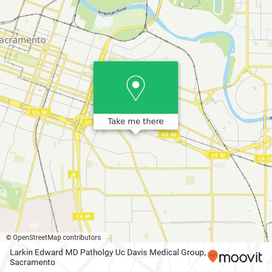 Larkin Edward MD Patholgy Uc Davis Medical Group map