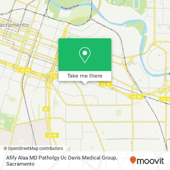 Afify Alaa MD Patholgy Uc Davis Medical Group map