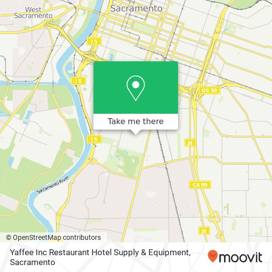 Yaffee Inc Restaurant Hotel Supply & Equipment map