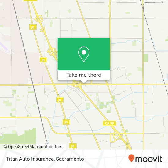 Titan Auto Insurance map