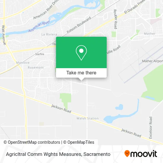 Mapa de Agricltral Comm Wghts Measures