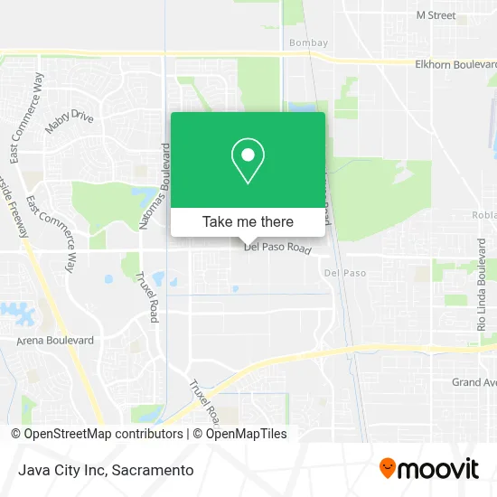 Java City Inc map
