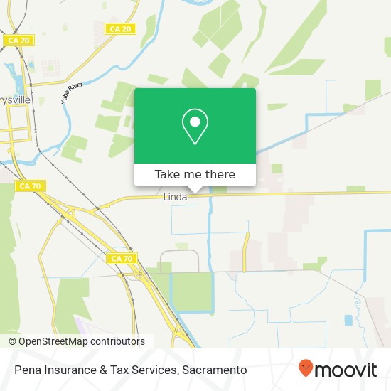 Pena Insurance & Tax Services map