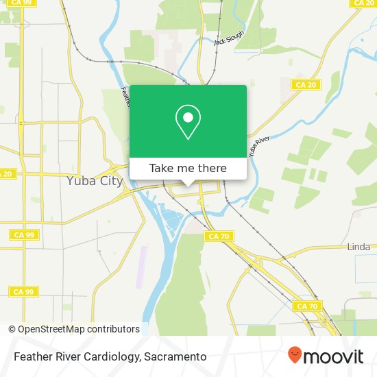 Feather River Cardiology map