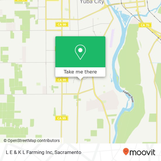 Mapa de L E & K L Farming Inc
