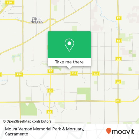 Mount Vernon Memorial Park & Mortuary map