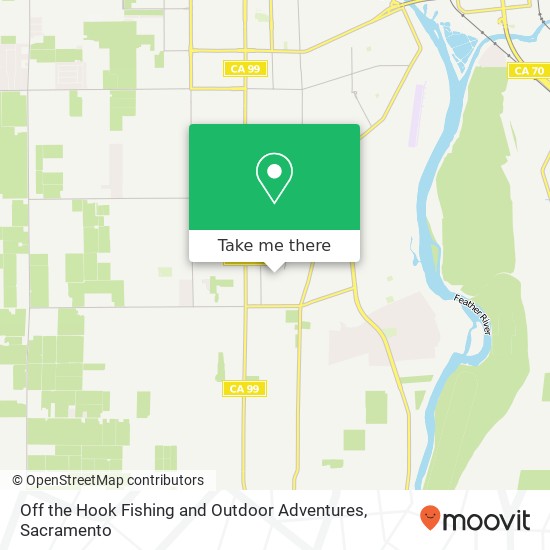 Mapa de Off the Hook Fishing and Outdoor Adventures