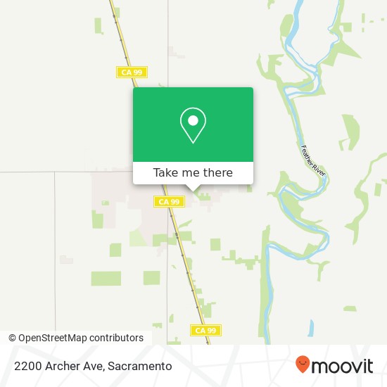 Mapa de 2200 Archer Ave