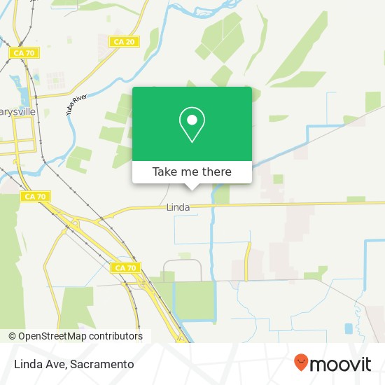 Linda Ave map