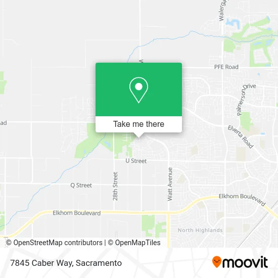 Mapa de 7845 Caber Way
