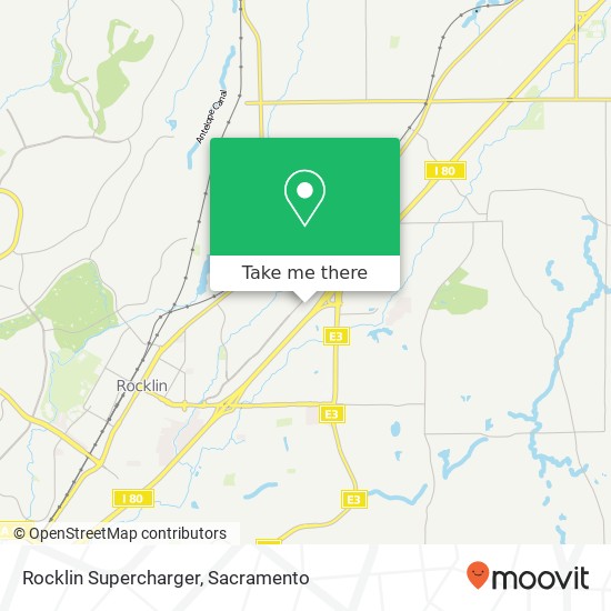 Rocklin Supercharger map