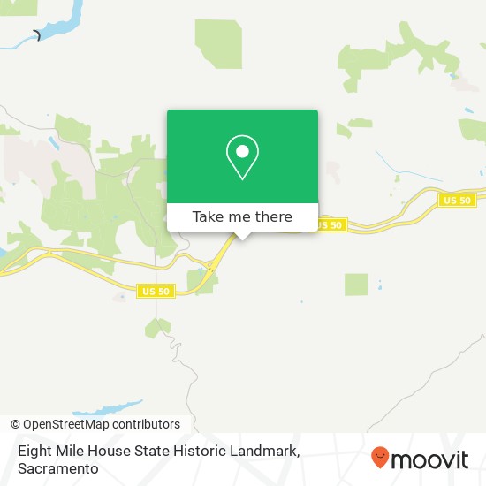 Mapa de Eight Mile House State Historic Landmark