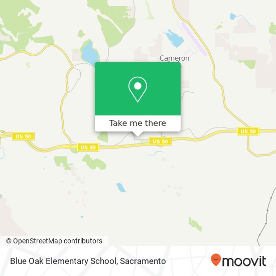 Mapa de Blue Oak Elementary School