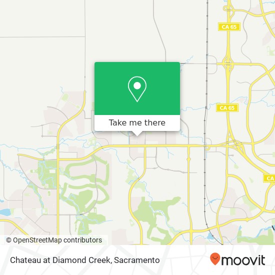 Chateau at Diamond Creek map
