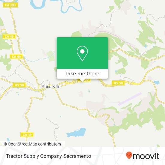 Tractor Supply Company map
