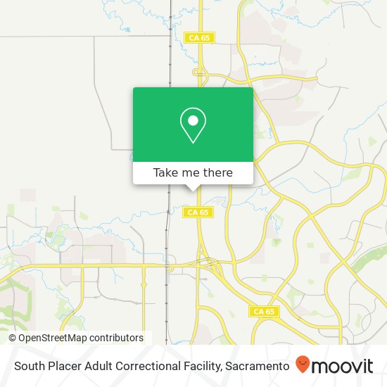 South Placer Adult Correctional Facility map