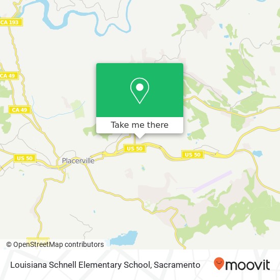 Louisiana Schnell Elementary School map